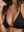 Black Leopard Triangle String Bikini Top
